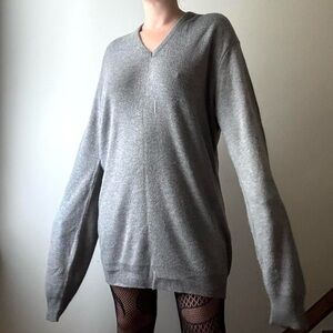 Vintage Christopher Hart big grey v neck sweater